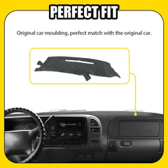 Dash Cover Mat Gray For 1997-1998 Chevrolet Silverado / C/K Cars Dashboard Pad A 6B93BC-57 [2]