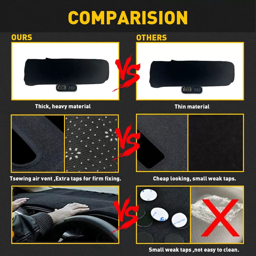 Dash Mat Dashmat for 2007-2012 Nissan Altima Sun Shade Pad Car Dashboard Cover A 6B93BC-57 [4]