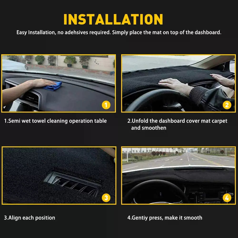 Dash Mat Dashmat for 2007-2012 Nissan Altima Sun Shade Pad Car Dashboard Cover A 6B93BC-57 [9]