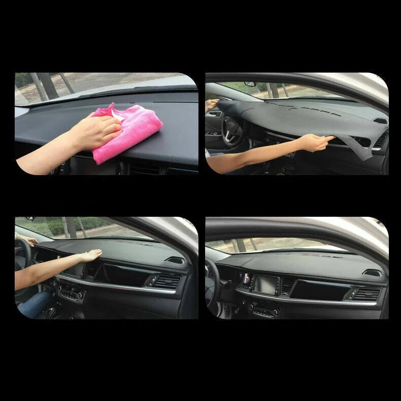 Dashboard Console Cover PU Leather Protector Sunshield Pad Fit For Toyota Yaris 6B93BC-57 [10]