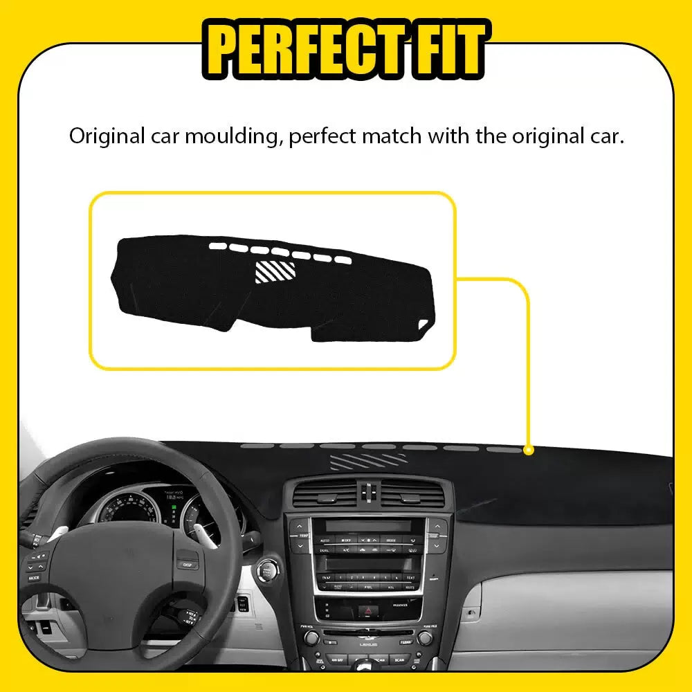 Dashboard Cover for 06-13 Lexus IS250 IS350 Dashboard Pad Dash Mat Accessories A 6B93BC-57 [6]