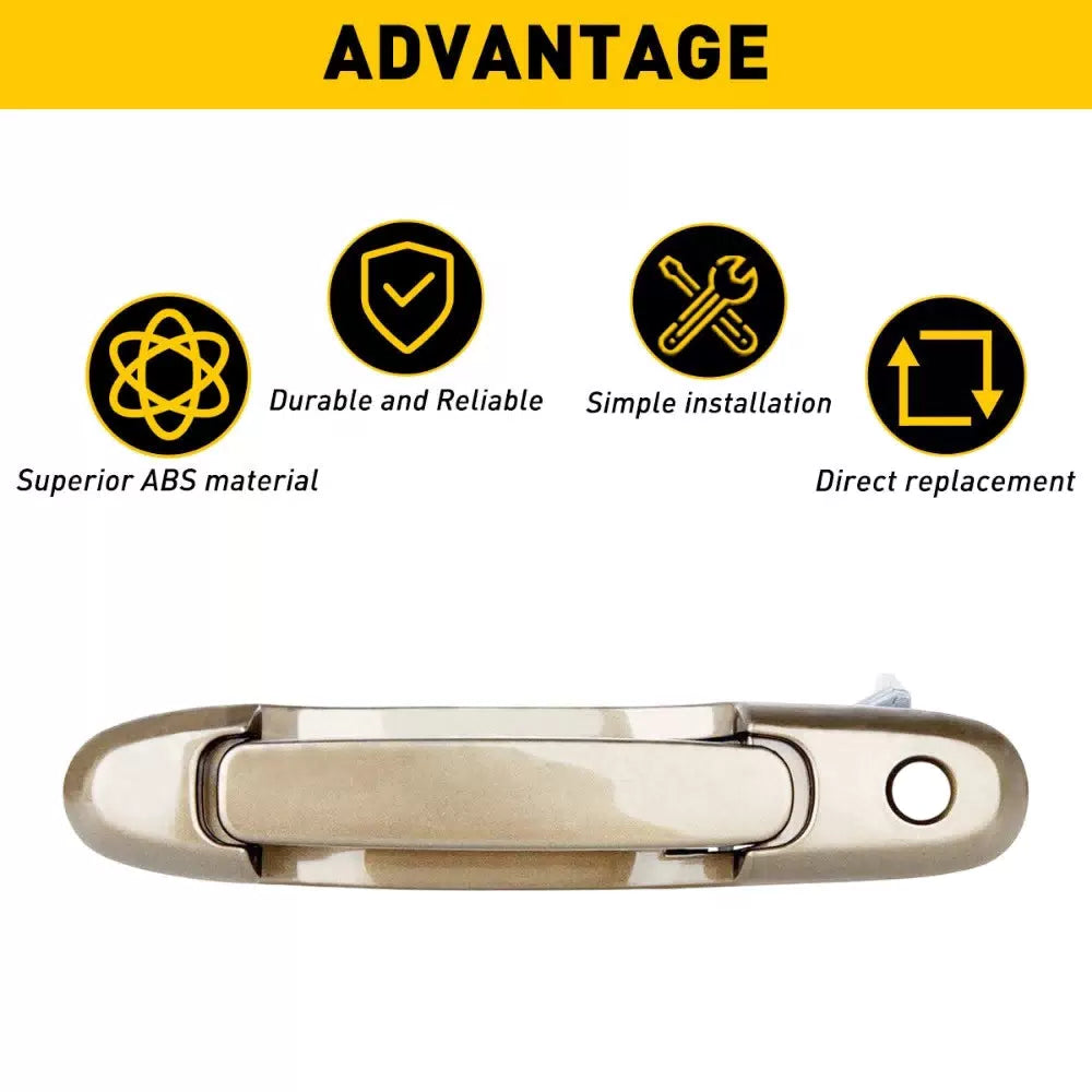 Door Handle Exterior Front Left Driver For Side 98-03 Toyota Sienna Beige EOA 6B93BC-57 [4]