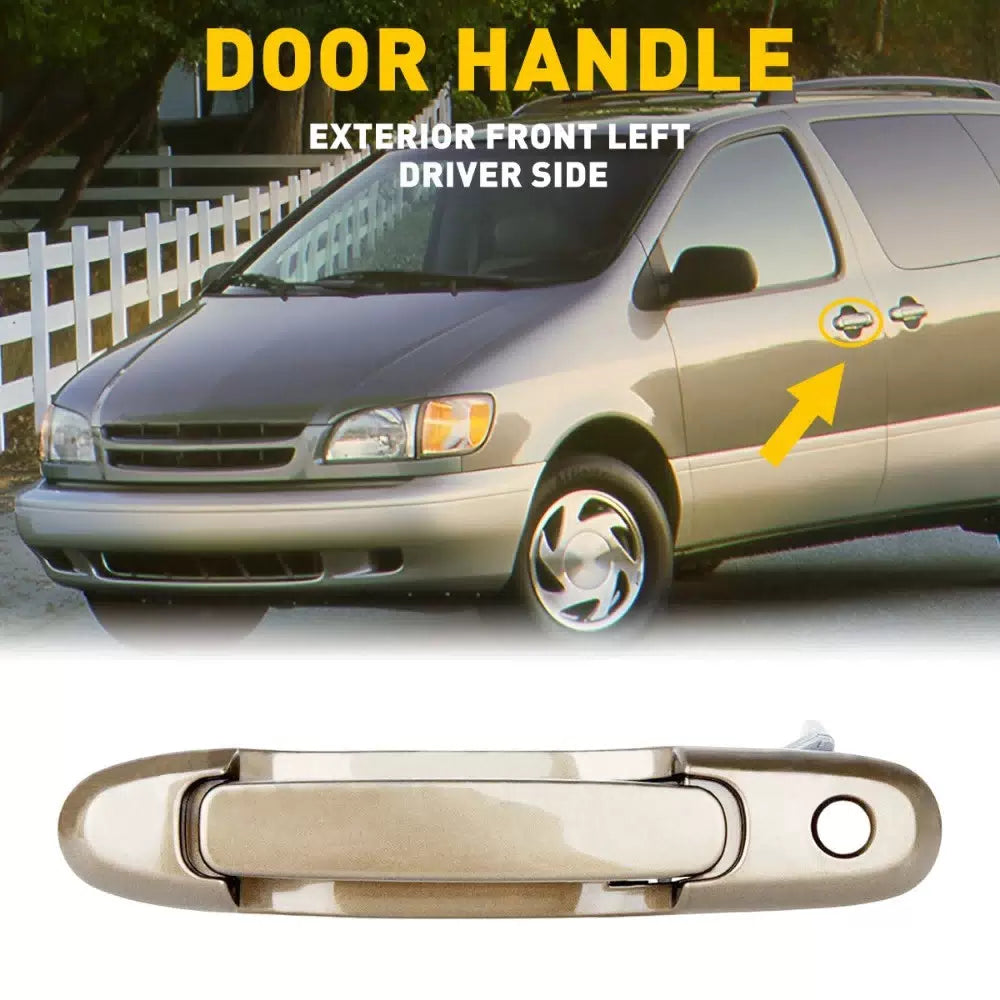 Door Handle Exterior Front Left Driver For Side 98-03 Toyota Sienna Beige EOA 6B93BC-57 [8]