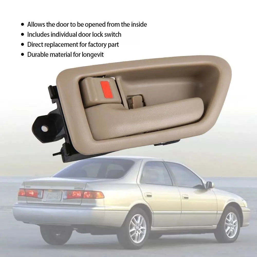 Door Handle Inside Interior Beige LH Left Side Driver for 97-01 Toyota Camry EOA 6B93BC-57 [9]