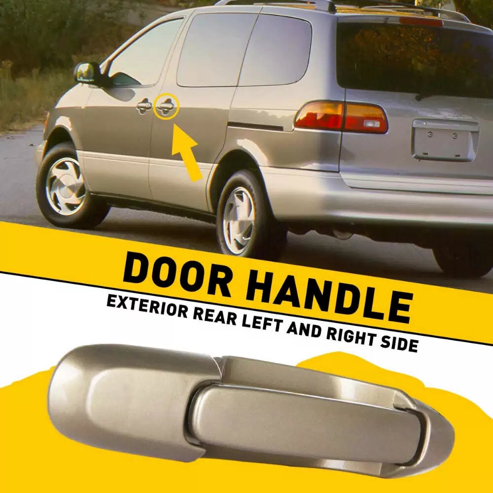 Door Handle Outer Sliding Rear or Right Left Driver Side For 98-03 Toyota Sienna 6B93BC-57 [11]
