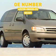 Door Handle Outer Sliding Rear or Right Left Driver Side For 98-03 Toyota Sienna 6B93BC-57 [3]