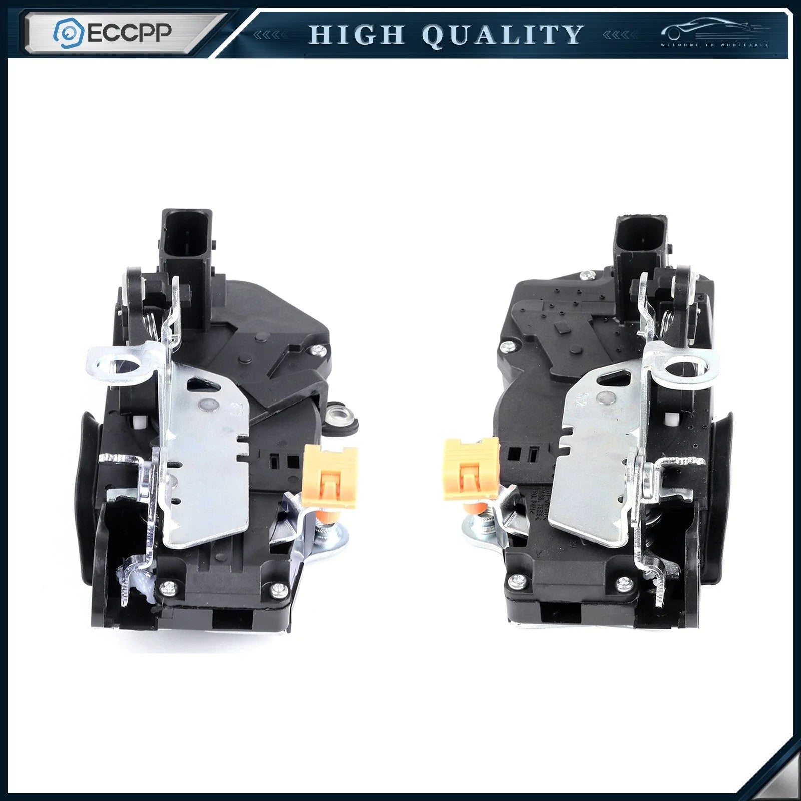 Door Lock Actuator Latch Front Left & Right Set For GMC Sierra Chevy Silverado KOEEP [1]