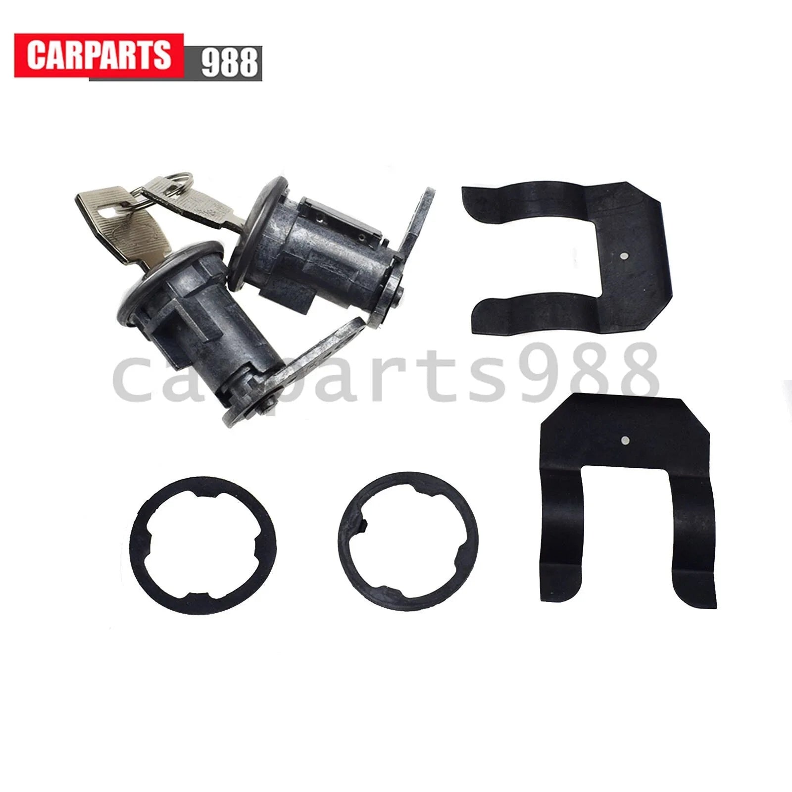 Door Lock Cylinder Keys Kit Fit For Ford Bronco Truck Van Mercury F100 F150 F250 6B93BC-57 [2]