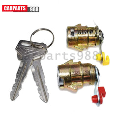 Door Lock Cylinder Set with Keys for Toyota Pickup 1989-1995 4Runner 1989-1998 6B93BC-57 [4]