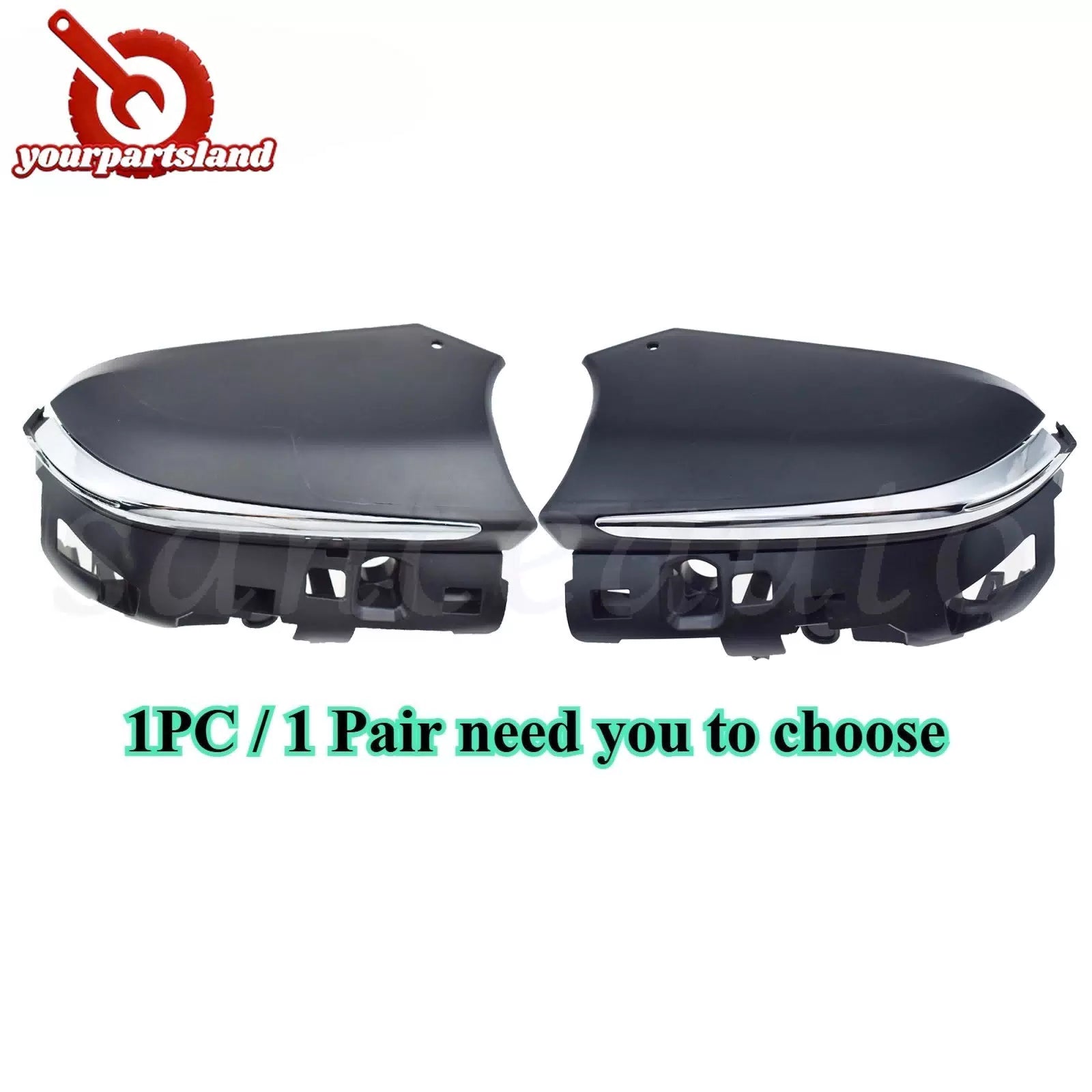 Door Rearview Mirror Bottom Cover w/ Trim for Toyota Camry 18-23 Avalon 19-22 6B93BC-57 [1]