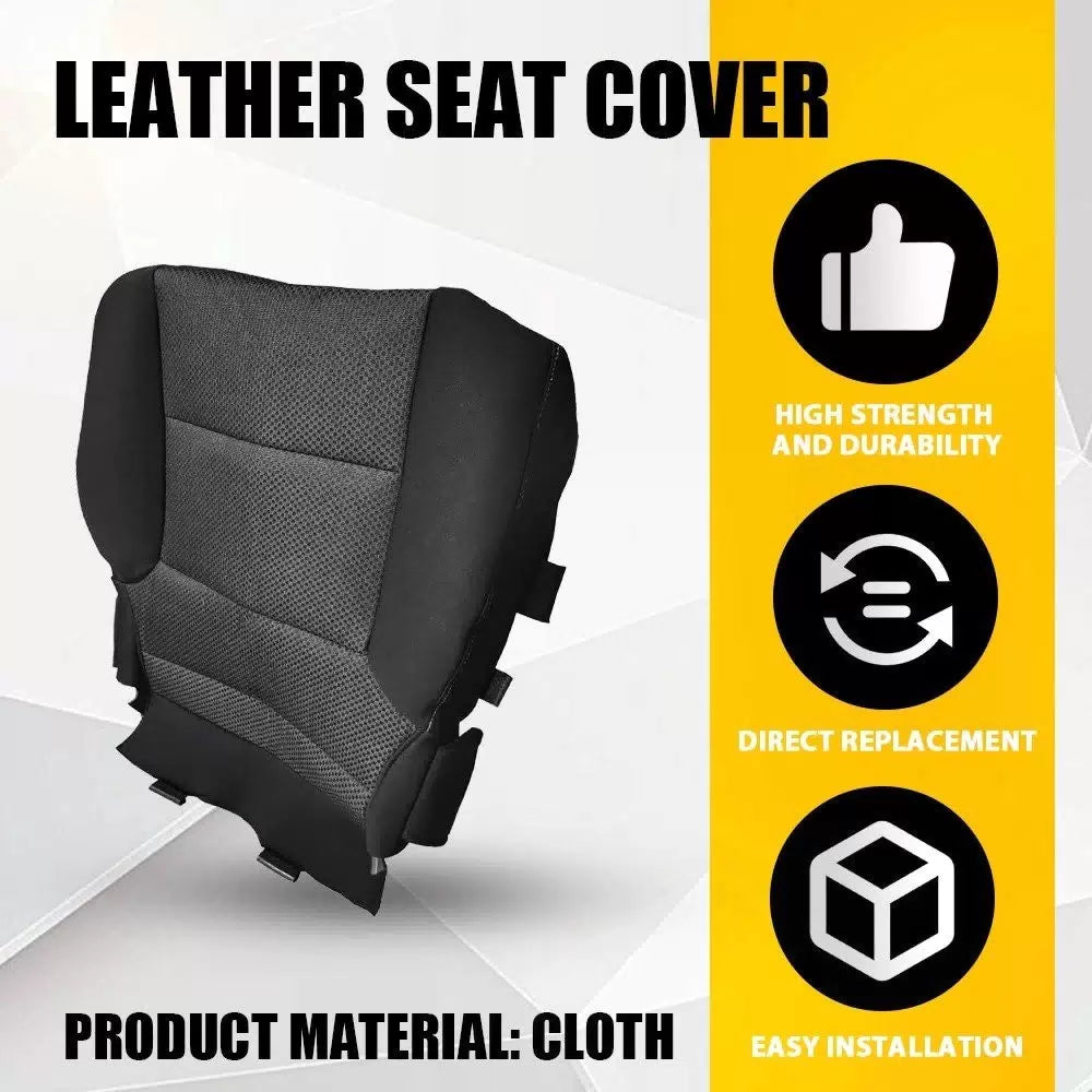 Driver Bottom Cloth Seat Cover Black for 2014-18 GMC Sierra 1500 2500HD 3500HD A 6B93BC-57 [7]