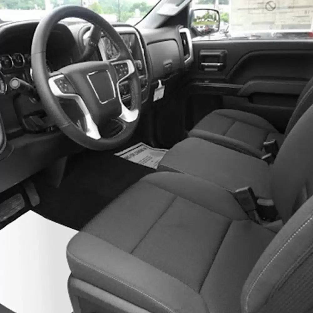 Driver Bottom Cloth Seat Cover Black for 2014-18 GMC Sierra 1500 2500HD 3500HD A 6B93BC-57 [9]