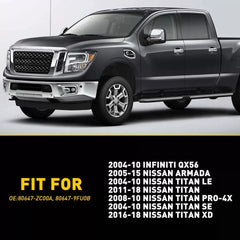 Driver Door Handle Key Bezel Lock Cover for 04-19 Nissan Titan 80647-9FU0B EOA 6B93BC-57 [2]
