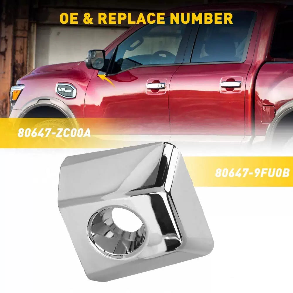 Driver Door Handle Key Bezel Lock Cover for 04-19 Nissan Titan 80647-9FU0B EOA 6B93BC-57 [4]