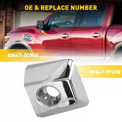 Driver Door Handle Key Bezel Lock Cover for 04-19 Nissan Titan 80647-9FU0B EOA 6B93BC-57 [4]