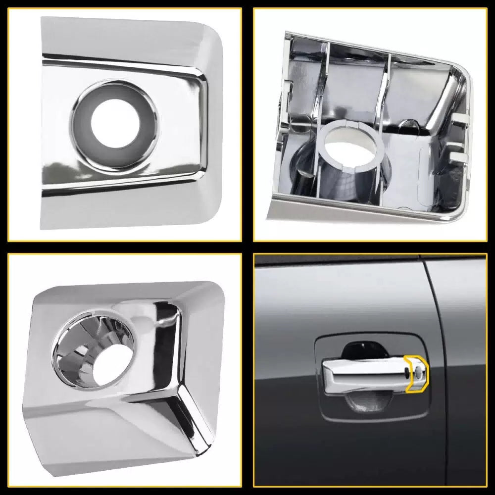 Driver Door Handle Key Bezel Lock Cover for 04-19 Nissan Titan 80647-9FU0B EOA 6B93BC-57 [5]
