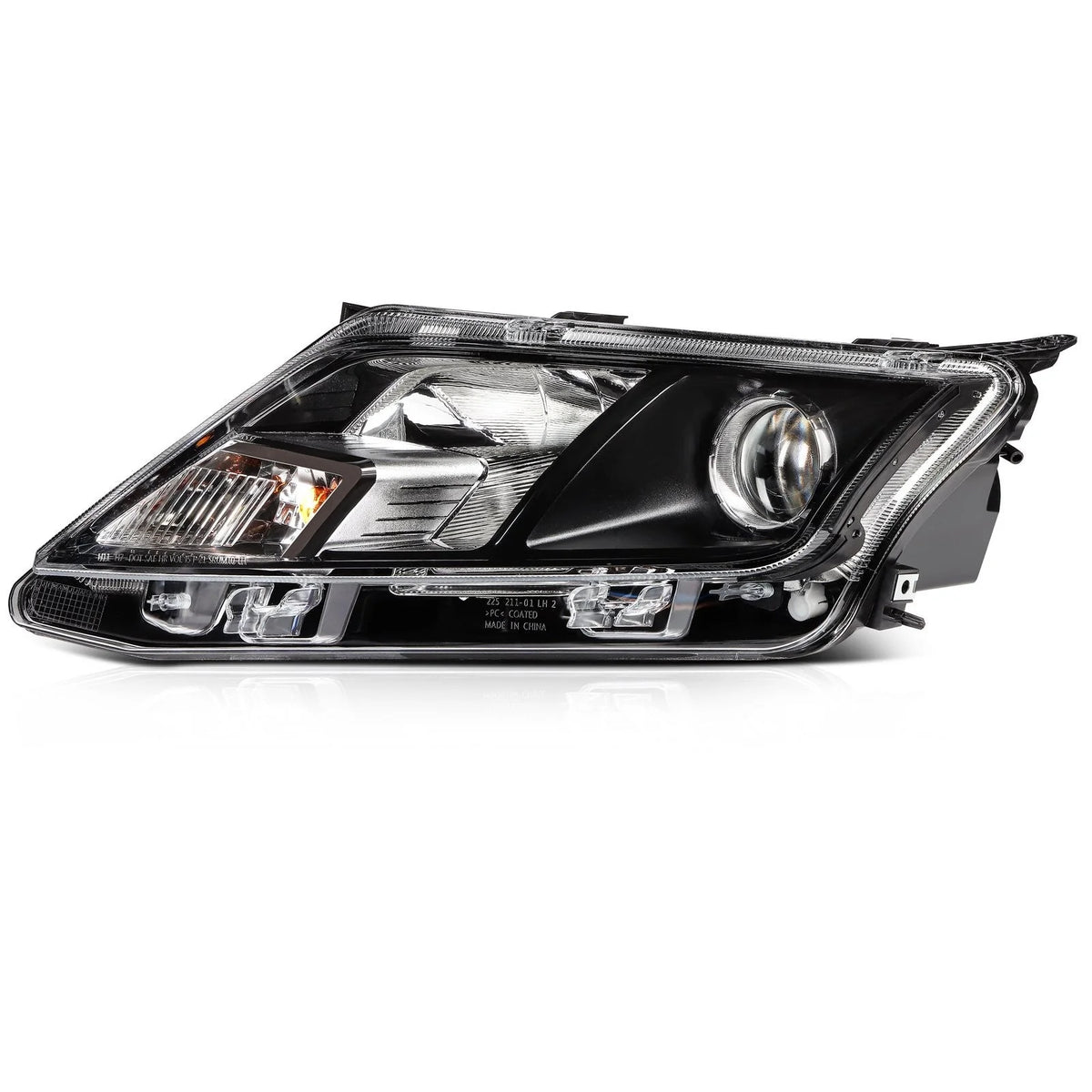 Driver Left Side Halogen Headlight Assembly For 2010-2012 Ford Fusion Black KOEEP [1]