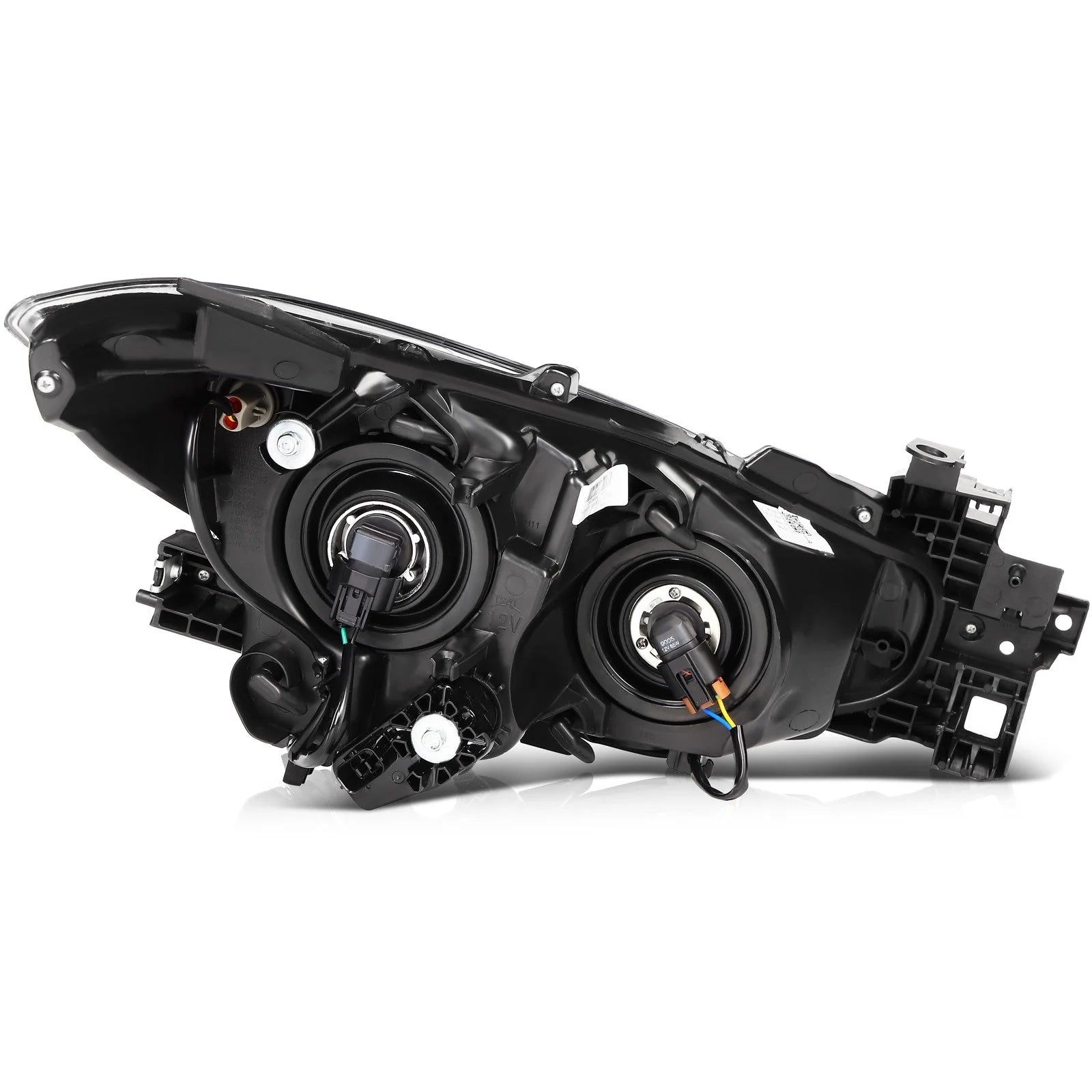Driver Left Side Headlight Assembly For 2014-2016 Mazda 3 2.0L 2.5L Black Amber 6B93BC-57 [6]