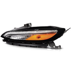 Driver Left Side Headlight For 2014-2018 Jeep Cherokee 2.4L 3.2L Black Amber 6B93BC-57 [3]