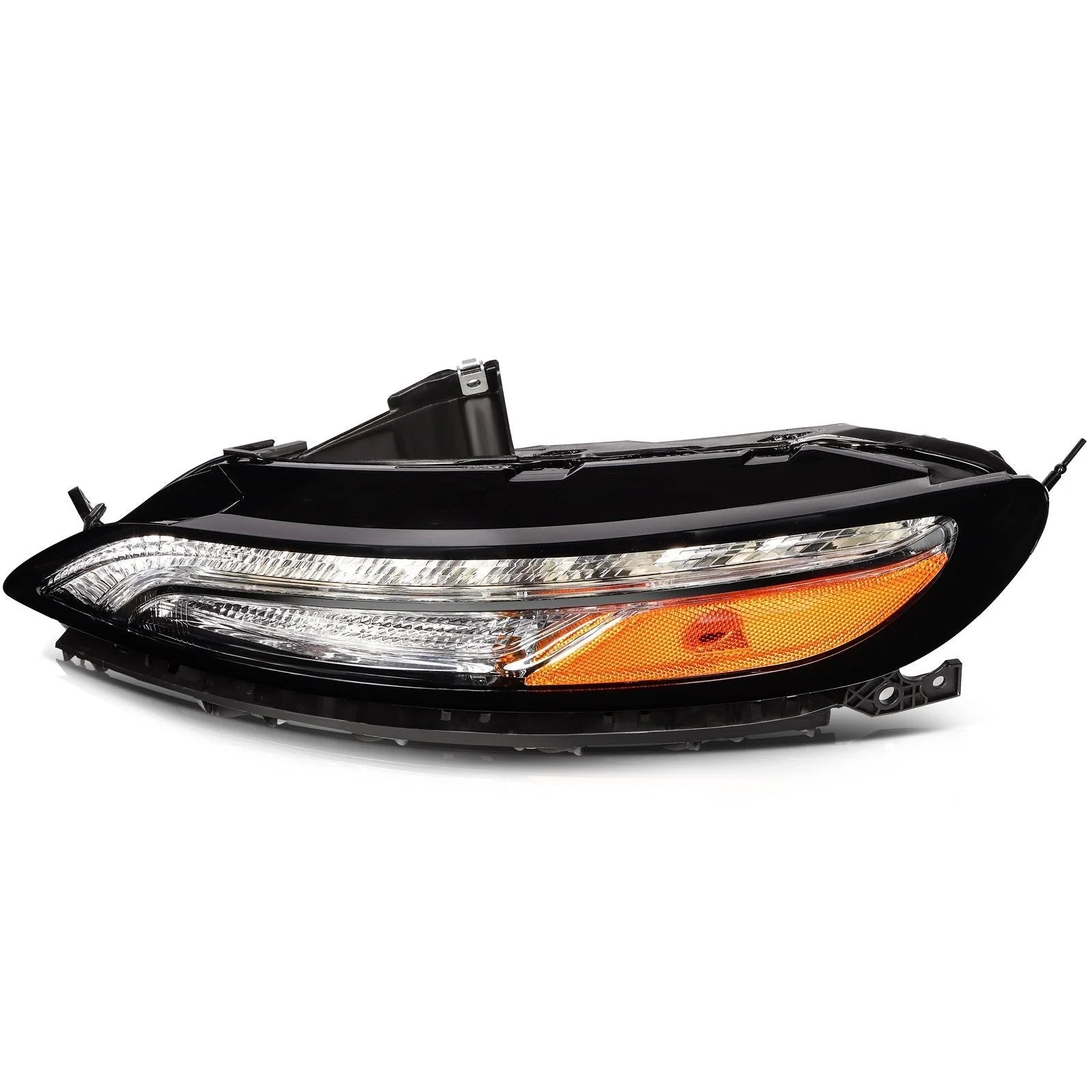 Driver Left Side Headlight For 2014-2018 Jeep Cherokee 2.4L 3.2L Black Amber 6B93BC-57 [7]