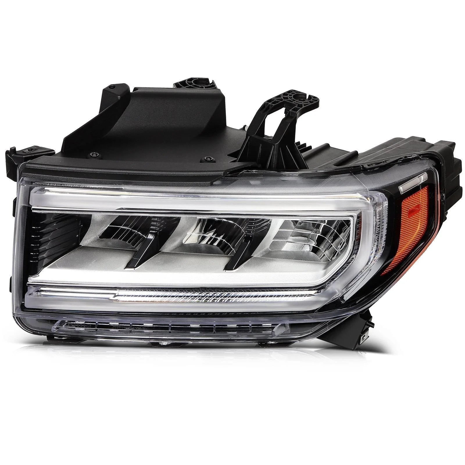 Driver Left Side LED Headlight Assembly For 2020-2023 GMC Acadia Black Amber 6B93BC-57 [2]