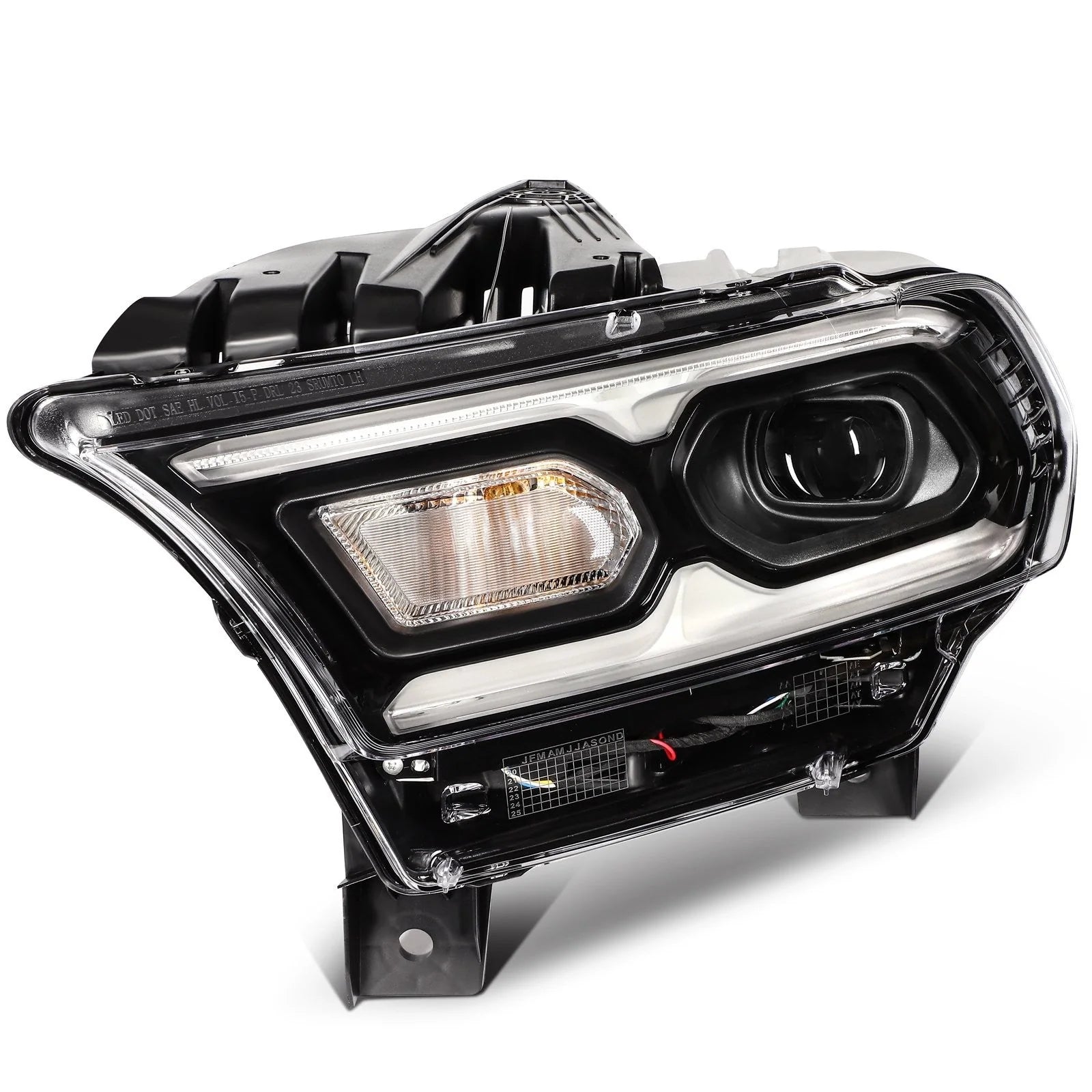 Driver Left Side LED Headlight Assembly For 2021-2024 Dodge Durango Black 6B93BC-57 [6]