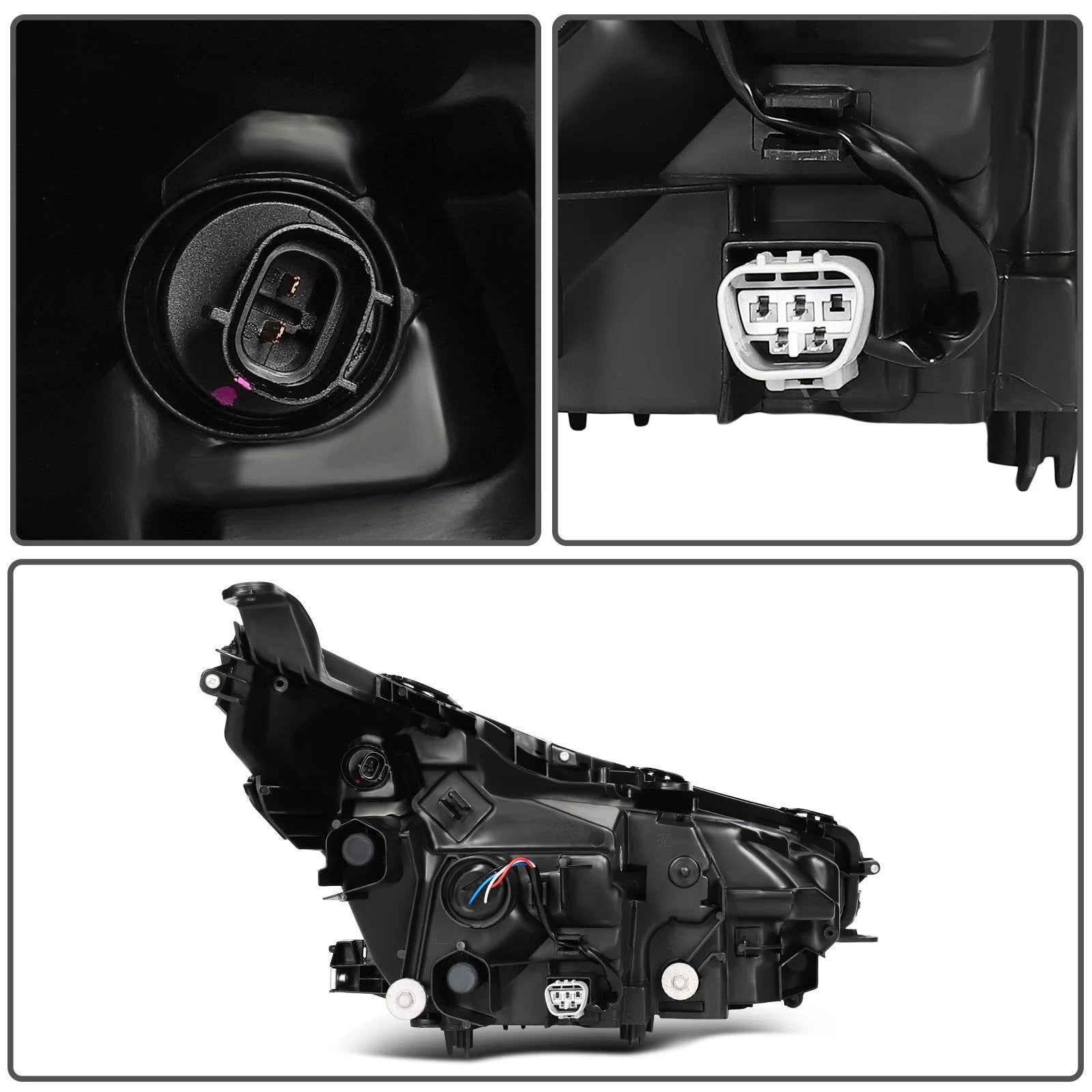 Driver Left Side LED Headlight For 2018-2021 Lexus NX300 NX300h 2.0L 2.5L Black 6B93BC-57 [9]