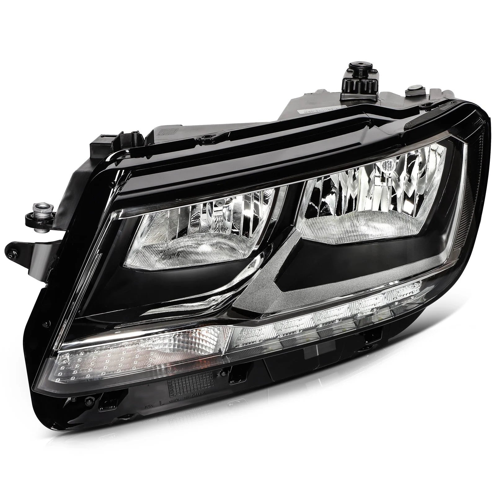 Driver Left Side LED Headlight For 2018-2021 Volkswagen Tiguan 1.4L 2.0L Black KOEEP [2]
