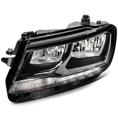 Driver Left Side LED Headlight For 2018-2021 Volkswagen Tiguan 1.4L 2.0L Black KOEEP [2]