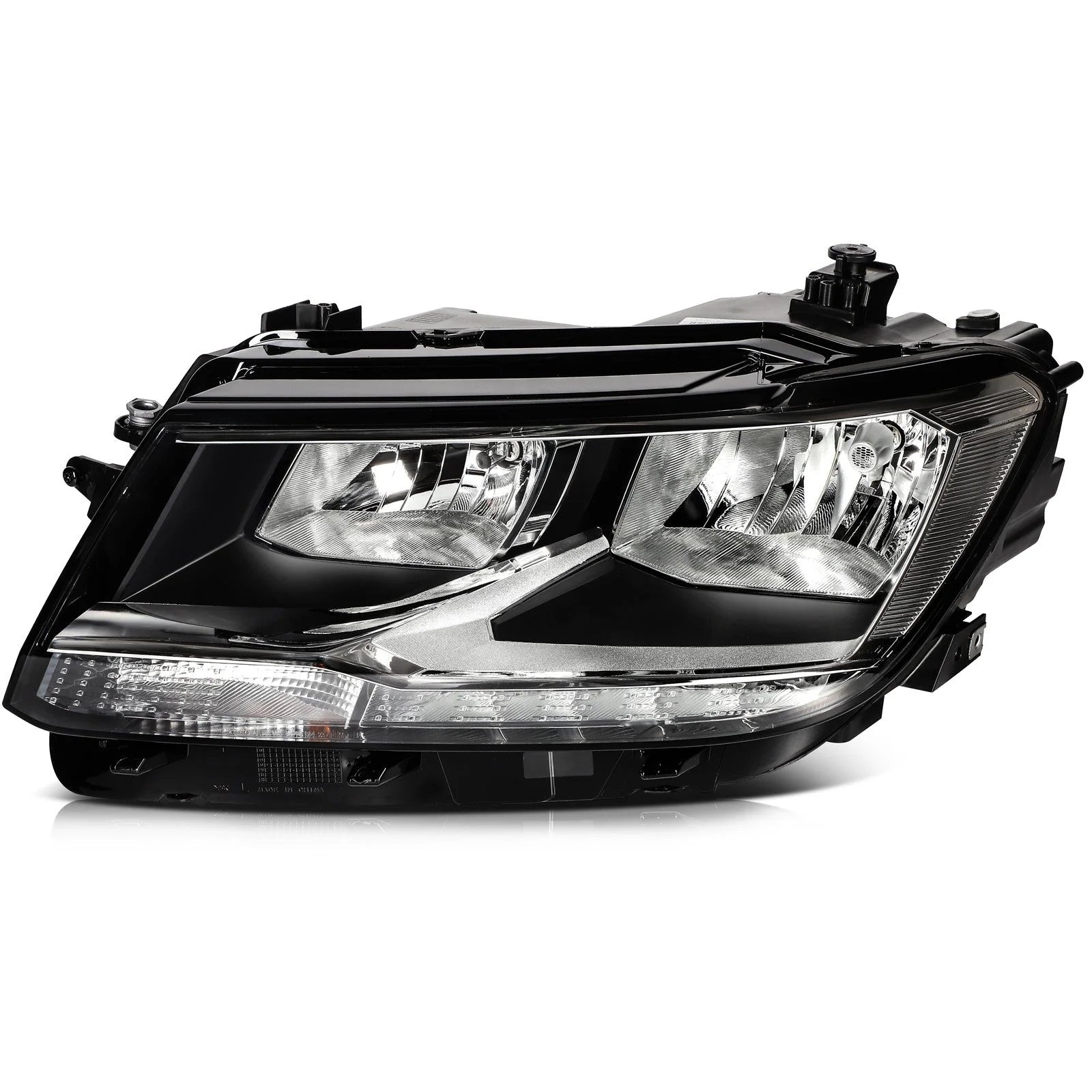 Driver Left Side LED Headlight For 2018-2021 Volkswagen Tiguan 1.4L 2.0L Black KOEEP [3]