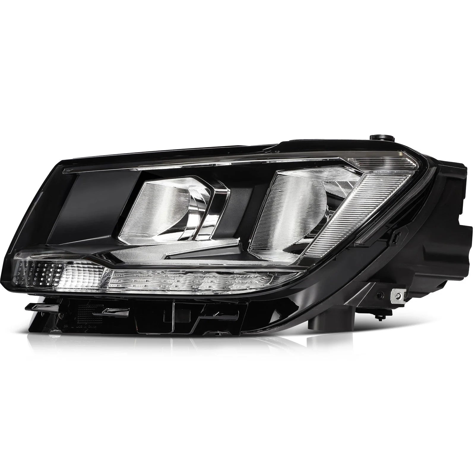 Driver Left Side LED Headlight For 2018-2021 Volkswagen Tiguan 1.4L 2.0L Black KOEEP [4]