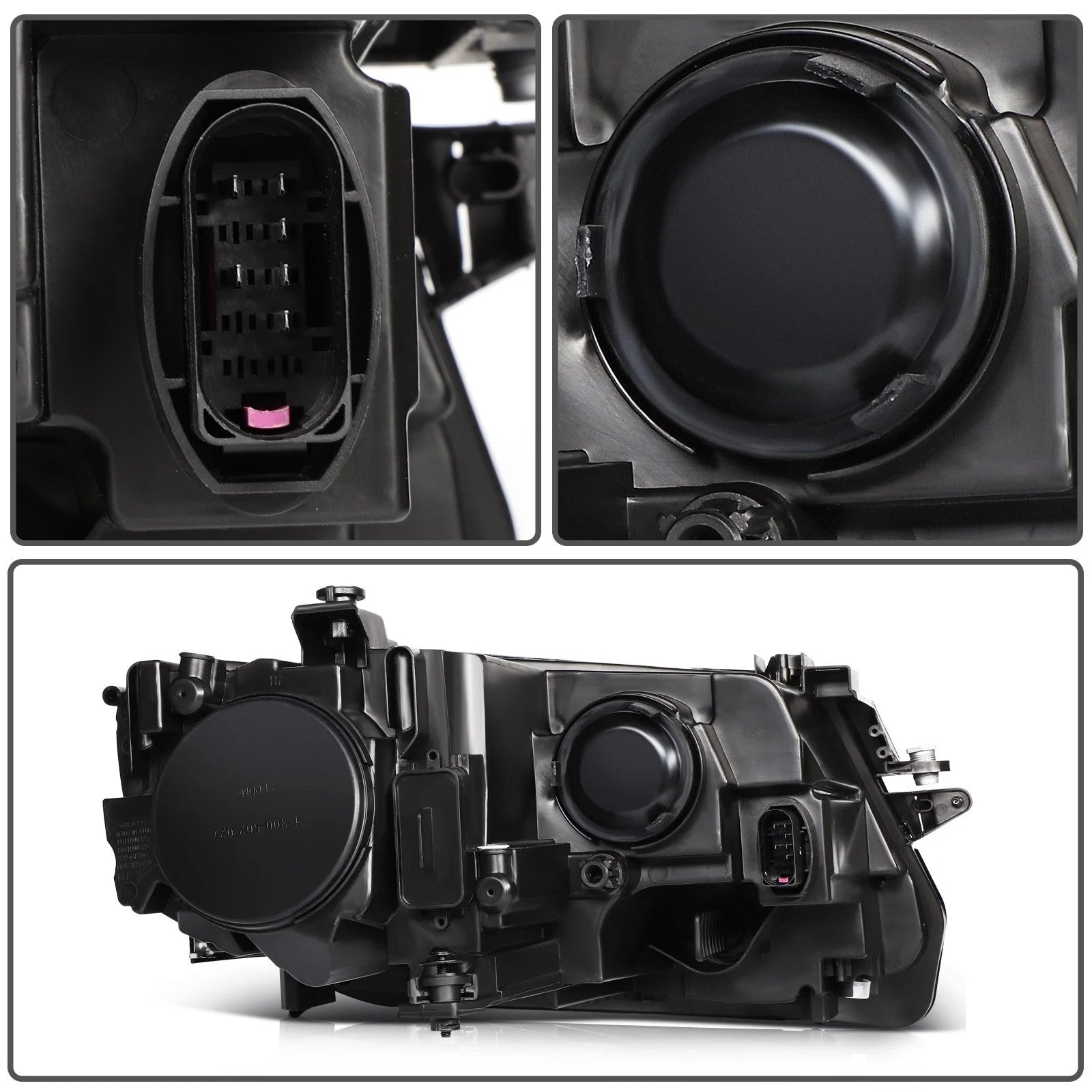 Driver Left Side LED Headlight For 2018-2021 Volkswagen Tiguan 1.4L 2.0L Black KOEEP [8]