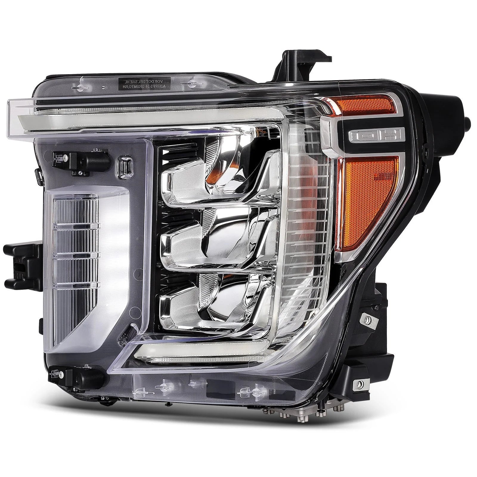 Driver Left Side LED Headlight For 2020-2023 GMC Sierra 2500HD 3500HD 6.6L Black 6B93BC-57 [1]