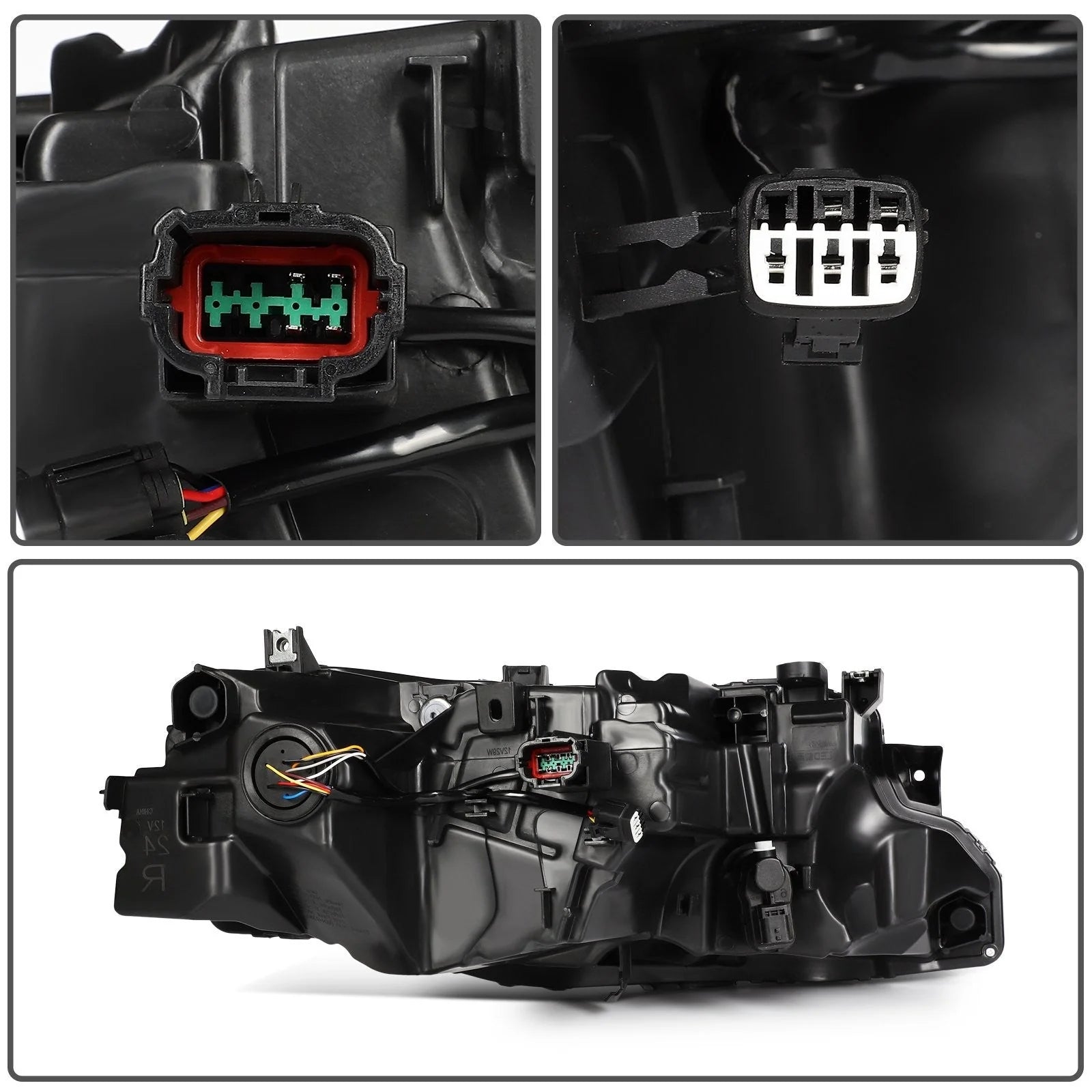Driver Left Side LED Headlight For 2021-2023 Nissan For Rogue S 1.5L 2.5L Black KOEEP [7]