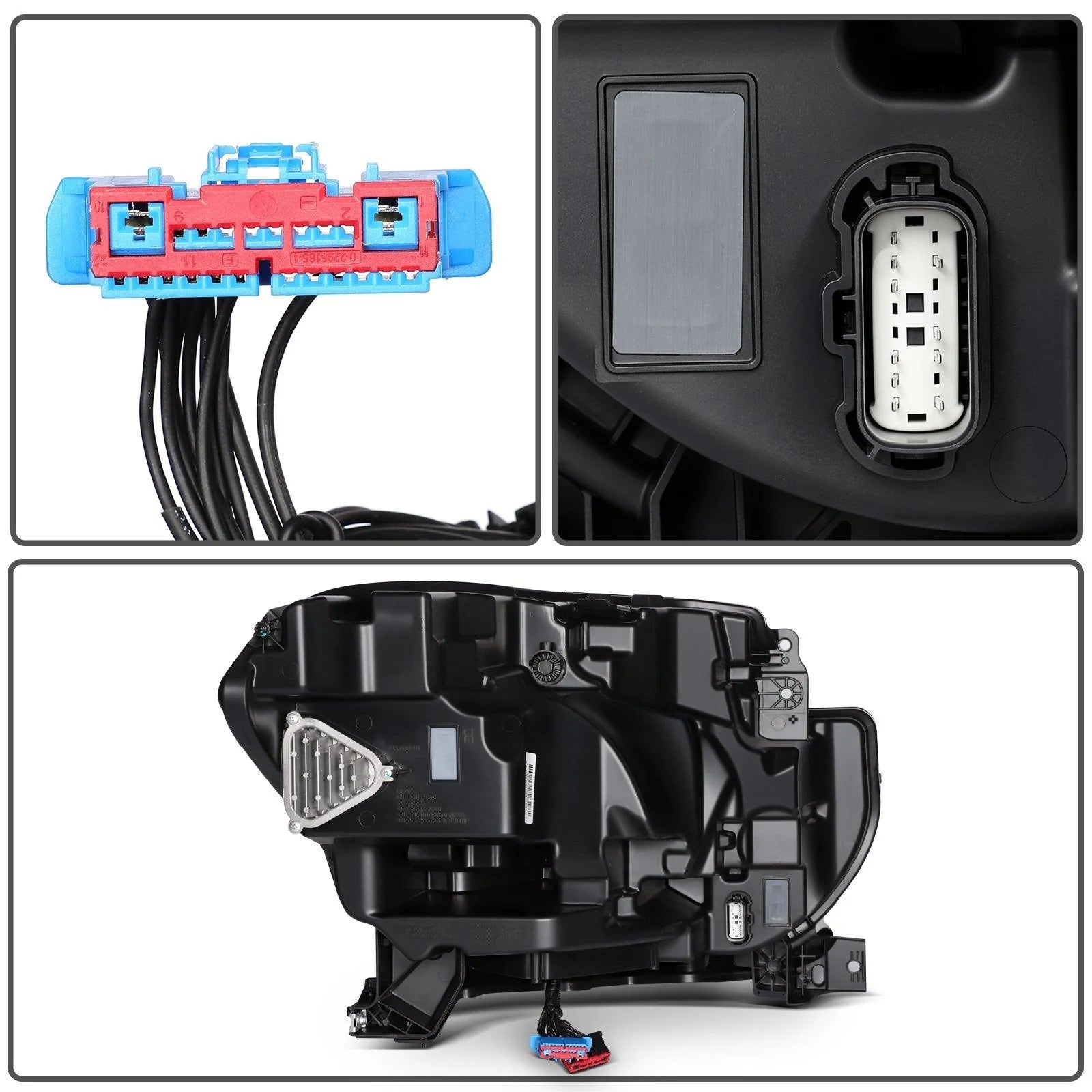 Driver Left Side LED Headlight For 2022-2024 Ford Expedition 3.5L Black Amber 6B93BC-57 [5]
