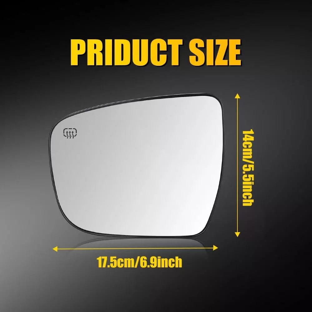 Driver Left Side Mirror Glass For 2014-2020 Nissan Rogue 963664BA1A NI1324120 EA 6B93BC-57 [2]