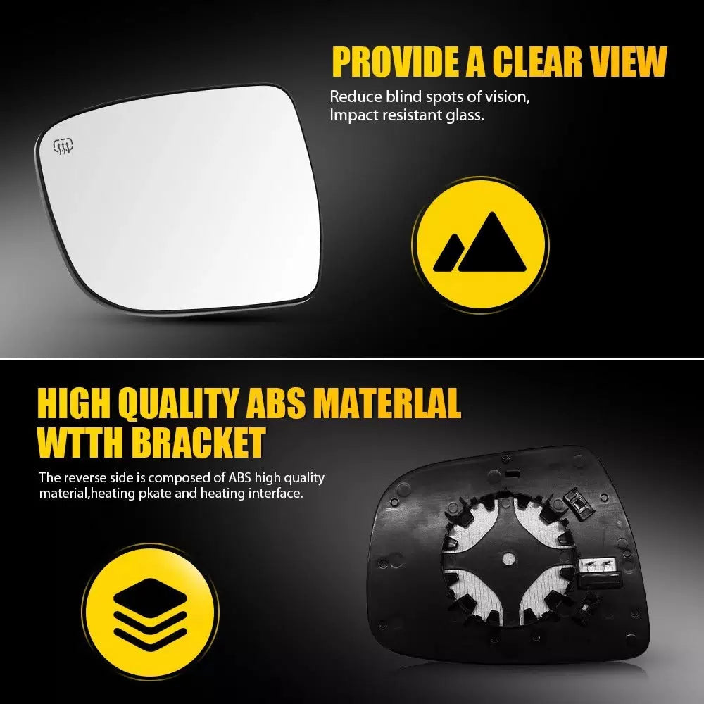 Driver Left Side Mirror Glass For 2014-2020 Nissan Rogue 963664BA1A NI1324120 EA 6B93BC-57 [8]