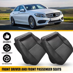 Driver Passenger Bottom Leather Seat Cover For 08-14 Mercedes Benz C250 300 350 6B93BC-57 [1]