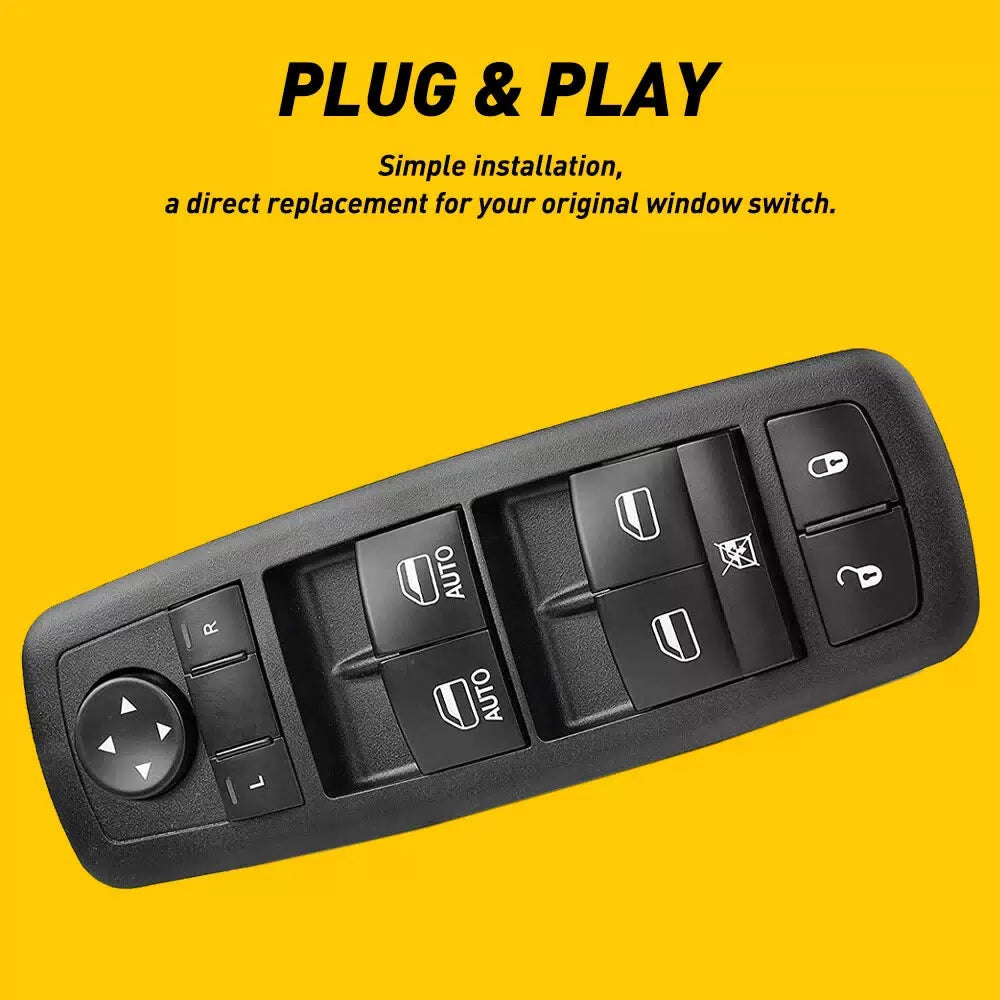 Driver Side Power Master Window Switch for Dodge Ram 1500 2009 - 2012 4Door EOA 6B93BC-57 [9]