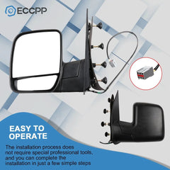 Driver Side Power Mirror For 03-13 Ford E-150 E-250 04-13 Ford E-350/E-450 6B93BC-57 [2]