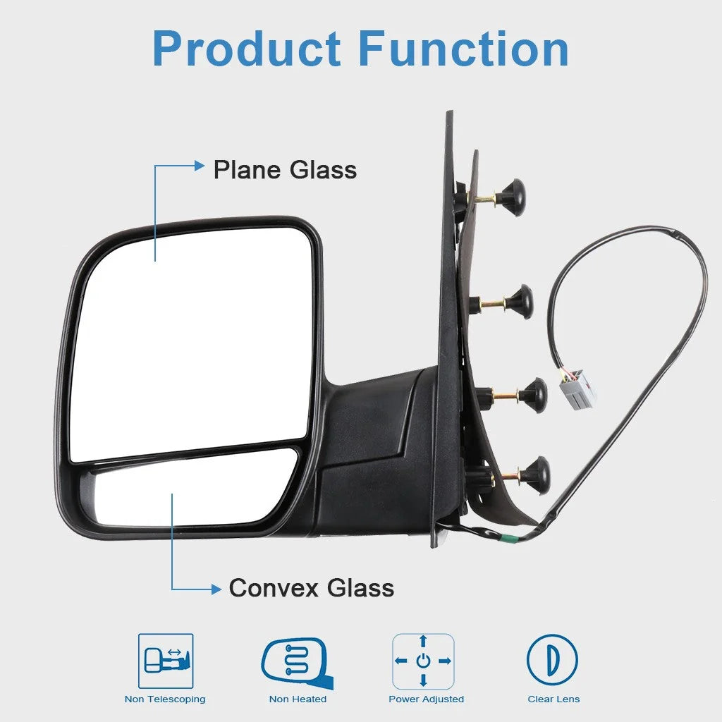 Driver Side Power Mirror For 03-13 Ford E-150 E-250 04-13 Ford E-350/E-450 6B93BC-57 [5]