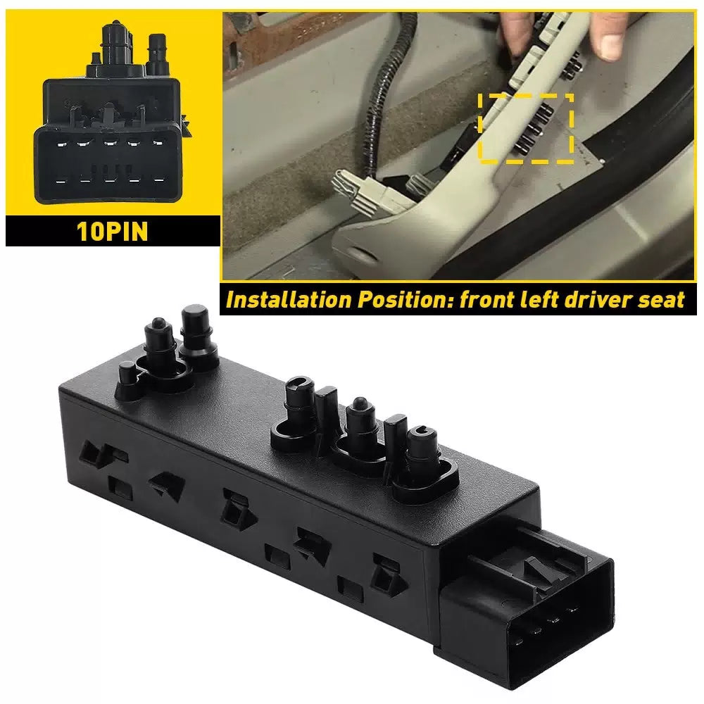 Driver Side Power Seat Switch Fits Chevy Equinox Camaro Malibu Cruze 25974714 US 6B93BC-57 [1]