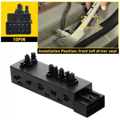 Driver Side Power Seat Switch Fits Chevy Equinox Camaro Malibu Cruze 25974714 US 6B93BC-57 [1]