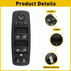 Driver Side Power Window Control Mirror Switch For Chrysler 300 Pacifica Charger 6B93BC-57 [2]