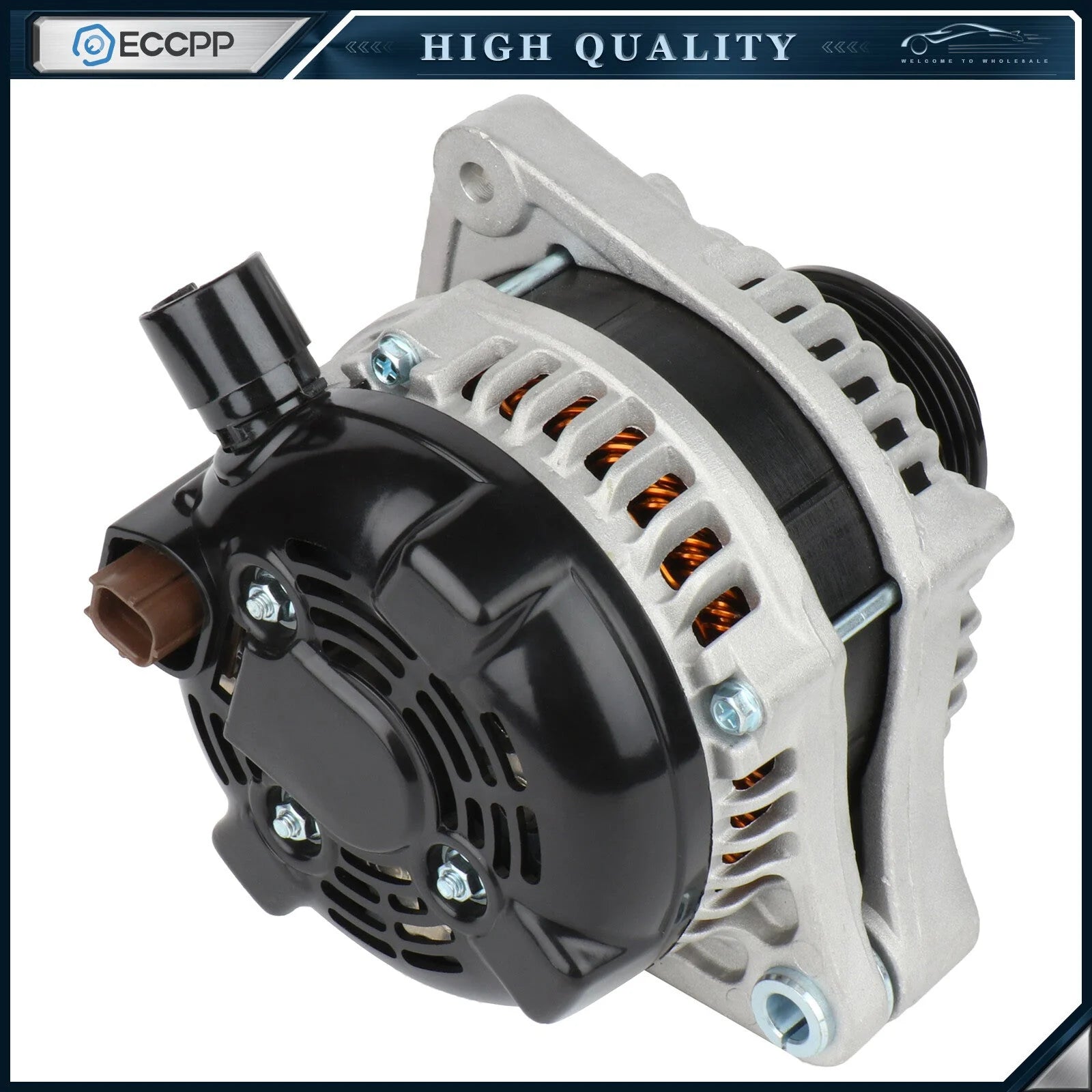 ECCPP 130 Amp Alternator for Honda 2012-2015 Pilot 2011-2013 Odyssey 3.5L 11573 6B93BC-57 [10]
