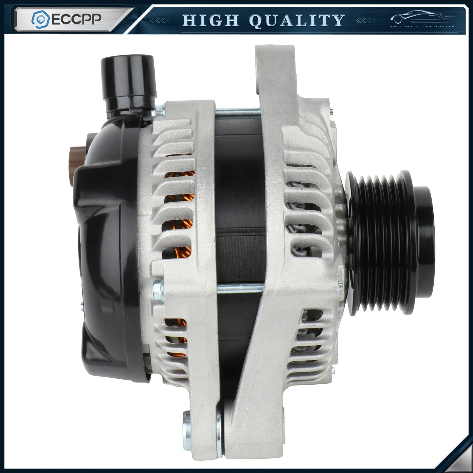 ECCPP 130 Amp Alternator for Honda 2012-2015 Pilot 2011-2013 Odyssey 3.5L 11573 6B93BC-57 [11]