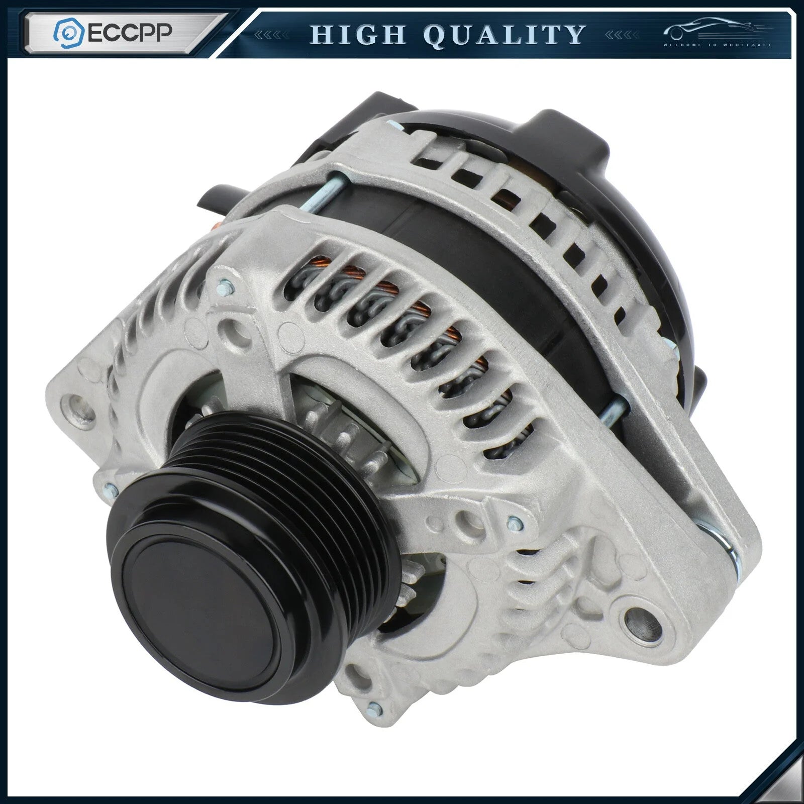 ECCPP 130 Amp Alternator for Honda 2012-2015 Pilot 2011-2013 Odyssey 3.5L 11573 6B93BC-57 [7]