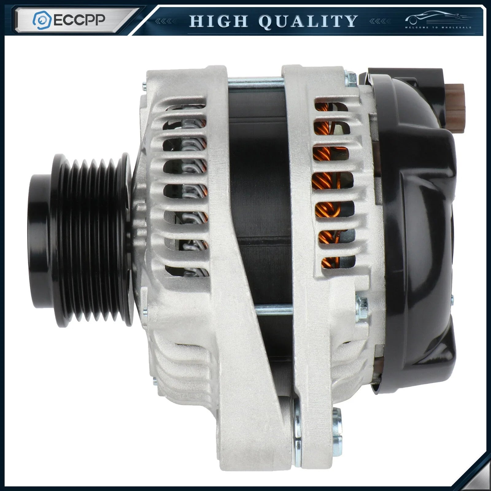 ECCPP 130 Amp Alternator for Honda 2012-2015 Pilot 2011-2013 Odyssey 3.5L 11573 6B93BC-57 [8]