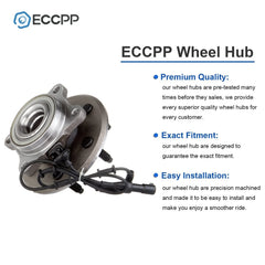 ECCPP 2Pc Wheel Hub Bearing Rear For 2003-2006 Ford Expedition Lincoln Navigator ECCPP [2]