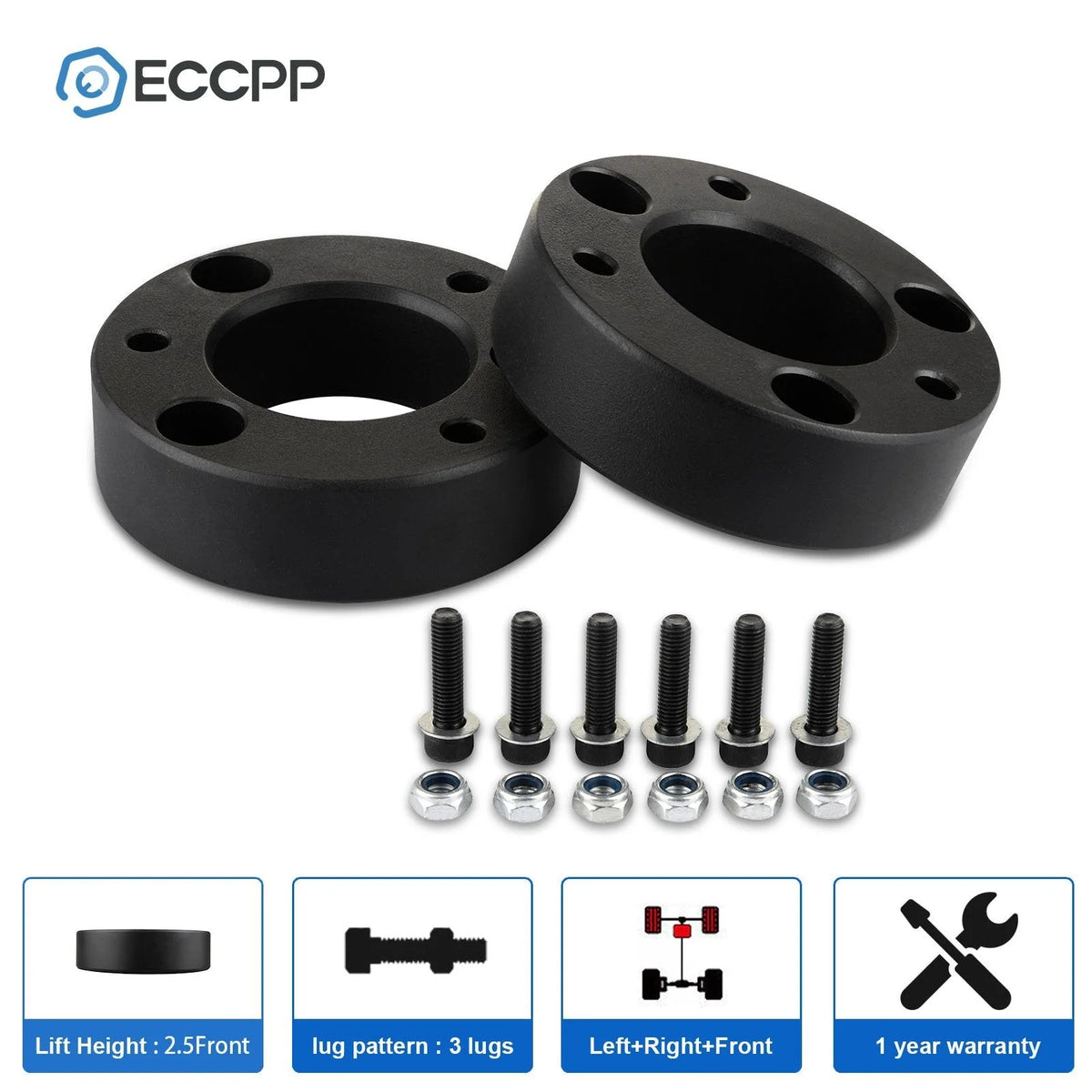 ECCPP 2.5" Front Leveling Lift Kit For Ford F-150 2004-2024 2017 F150 Truck Lift ECCPP [1]
